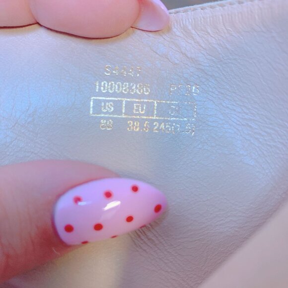 Stuart Weitzman Leopard Animal Print Lace-Up Ankle Boots Pearl Studded Trim 8 - Picture 7 of 7